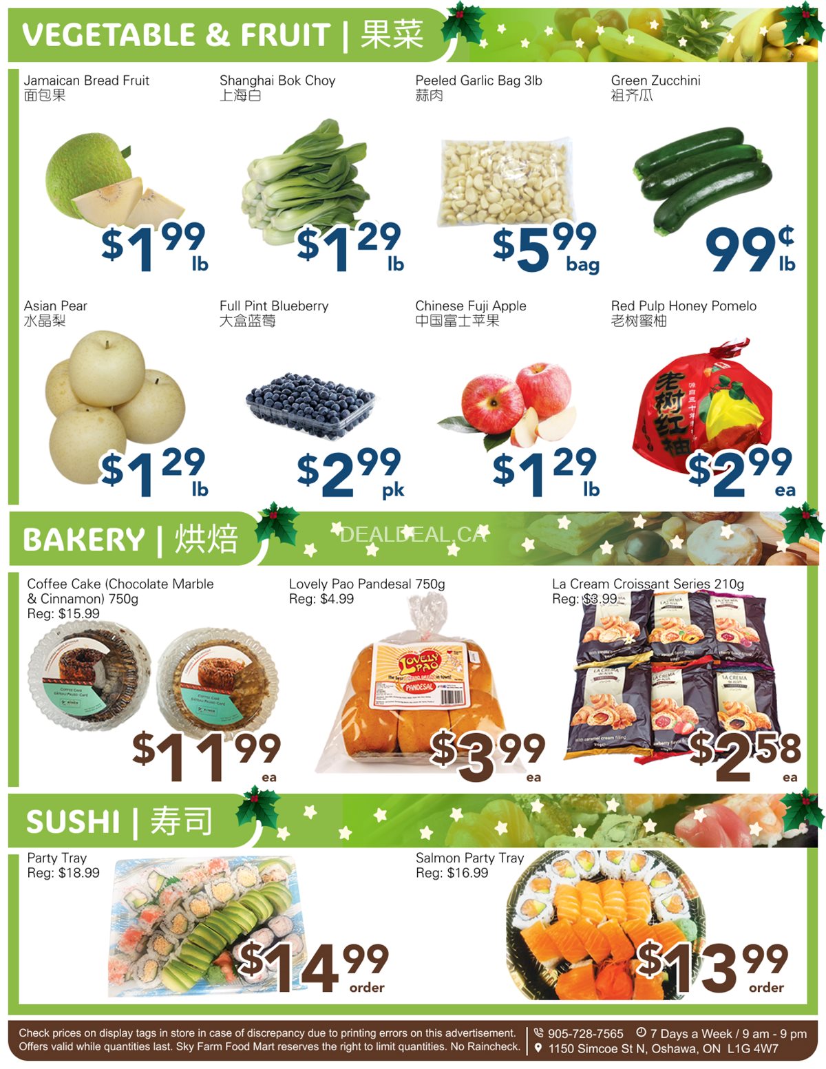 SkyFarm Food Mart Oshawa Weekly Flyer | Dec 20- Dec 26, 2024 photo 4
