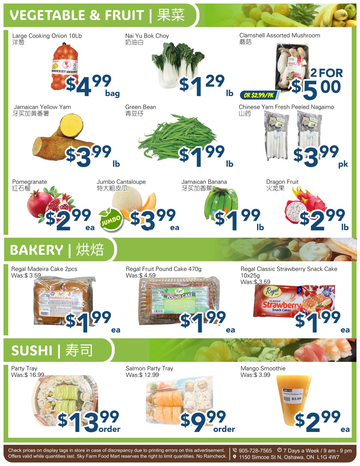 SkyFarm Food Mart Oshawa Weekly Flyer | Mr 28 - Apr 03, 2025 photo 4