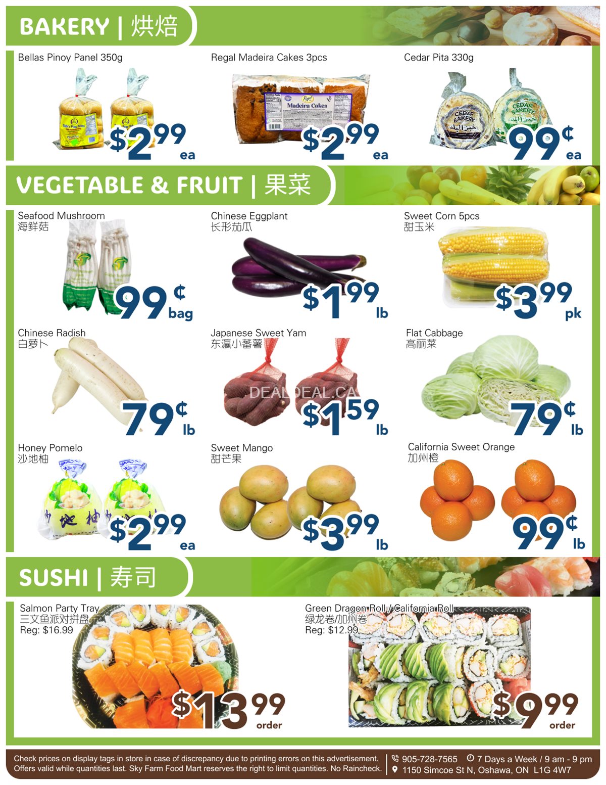 SkyFarm Food Mart Oshawa Weekly Flyer | Nov 29- Dec 05, 2024 photo 4