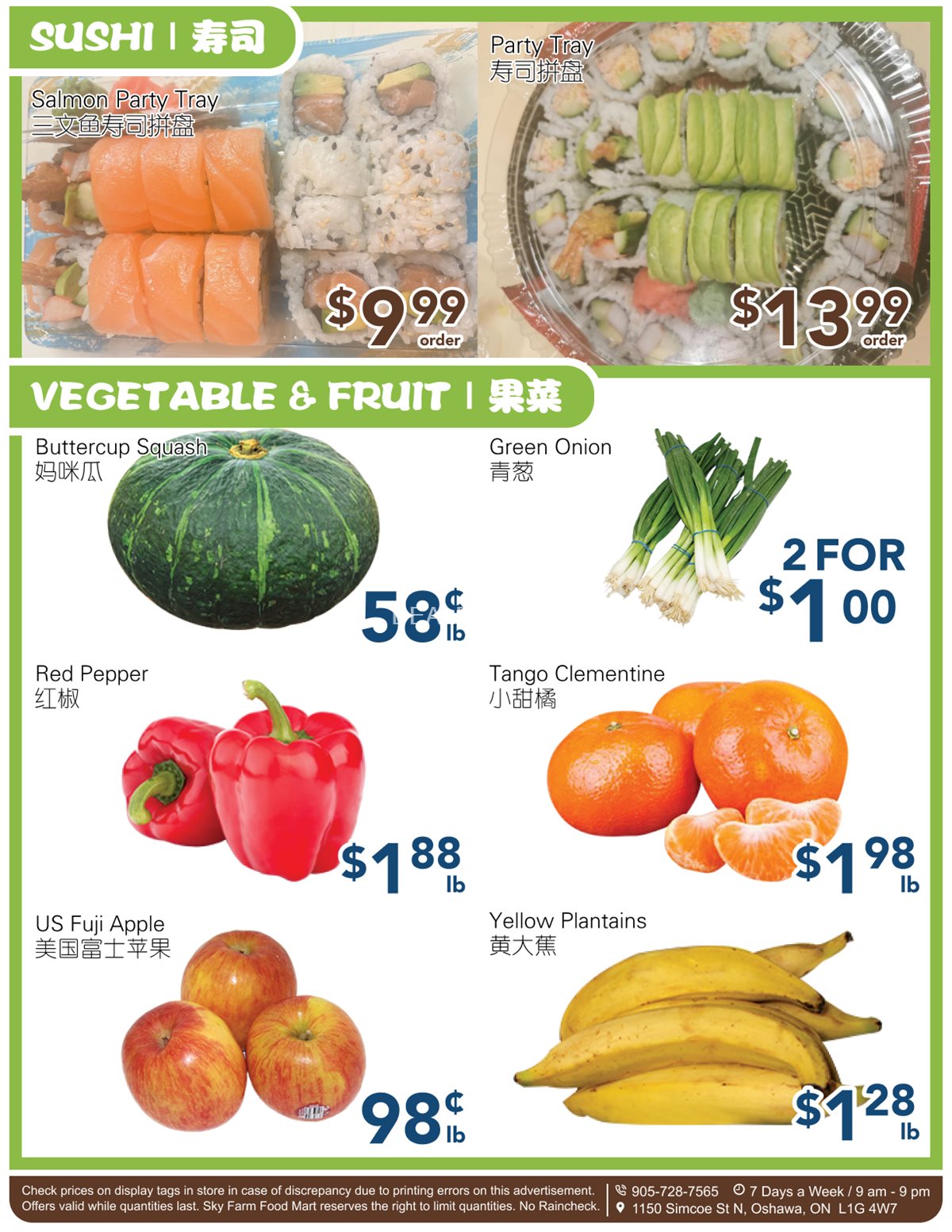 Weekly Flyer at SkyFarm Food Mart - Fresh Deals and Discounts in Oshawa! photo 4