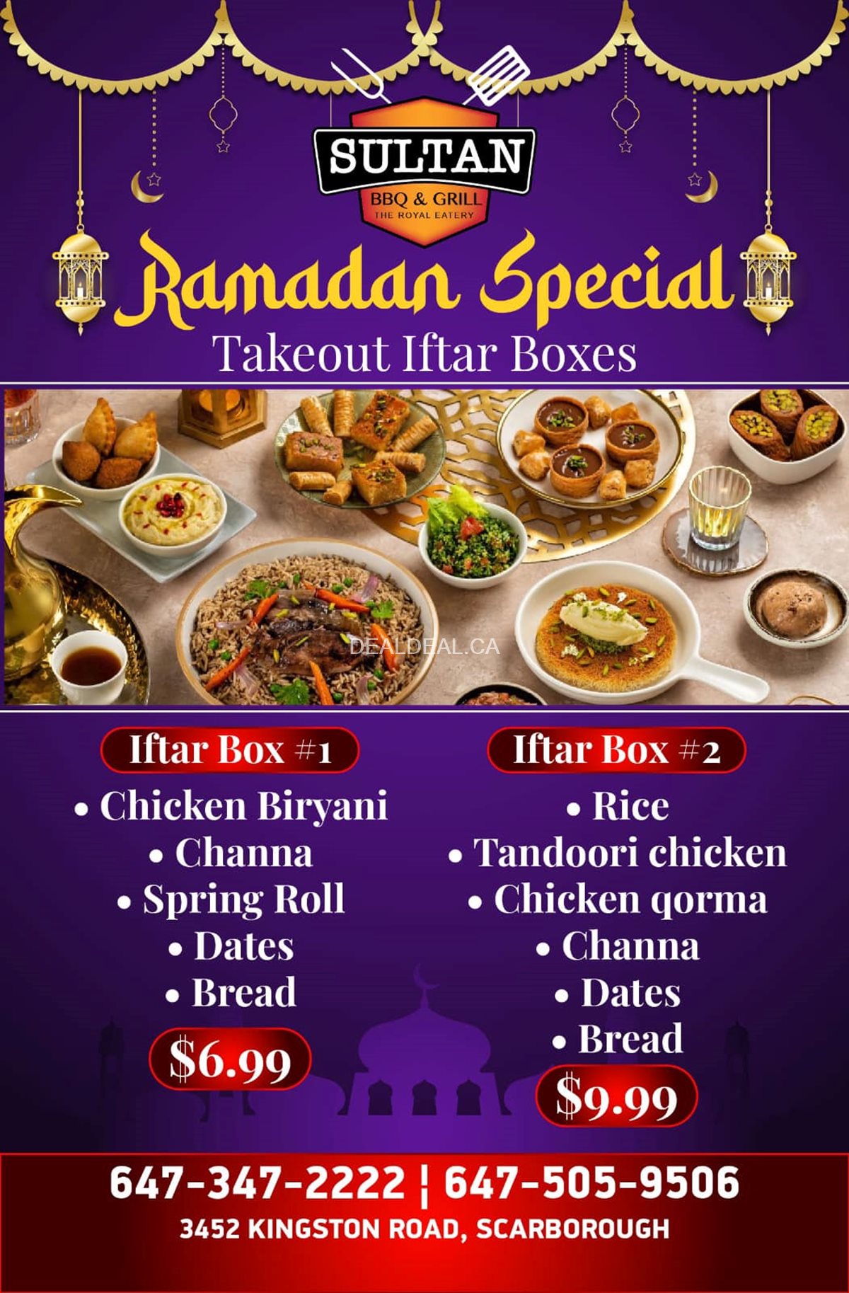 Experience the special Ramadan takeout and catering menu available at Sultan BBQ & Grill photo 2