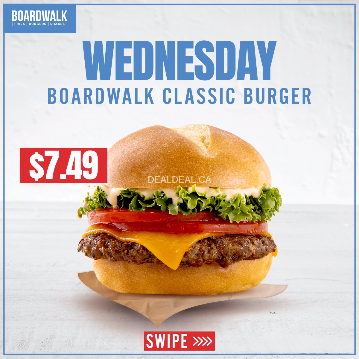 Daily Burger Deals starting at just $7.49 at Boardwalk Fries Burgers Shakes photo 4