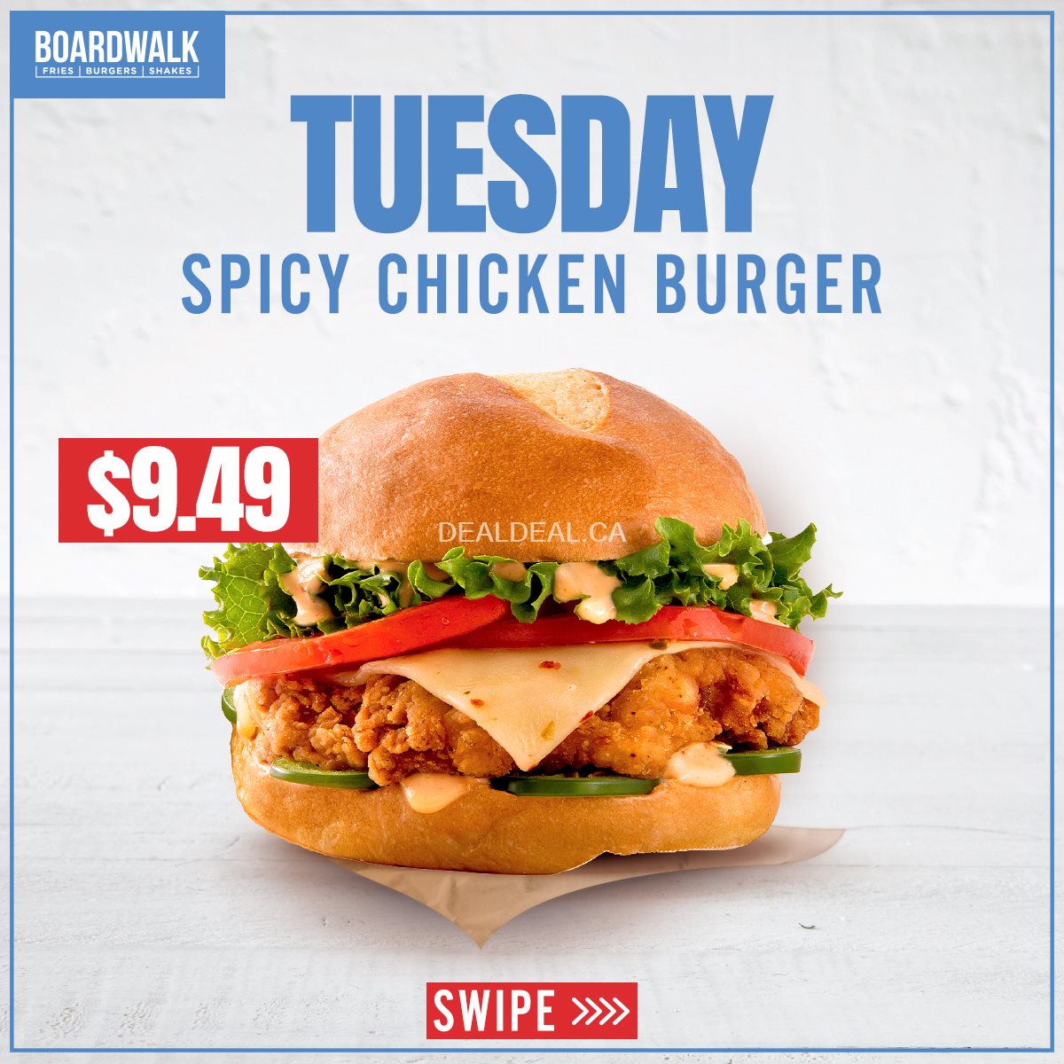 Daily Burger Deals starting at just $7.49 at Boardwalk Fries Burgers Shakes photo 3