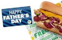 Buy $25 in gift cards, get a bonus for free 6 -inch sub on your next visit at Subway