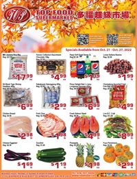 Top food Supermarket's weekly flyer from Oct 21 to Oct 27 photo 1