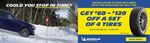 Save $60 - $120 on a set of four Michelin tires at Costco Canada.