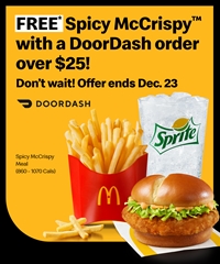Crispy, tender, juicy, spicy and FREE for a limited time!