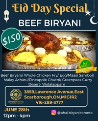 Eid Day Special Biryani at Bhai Biryani
