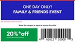 Enjoy a 20% discount on almost all regular-priced items at Shoppers Drug Mart.