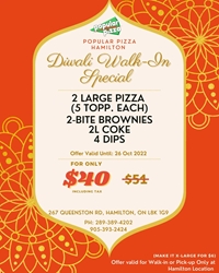 Popular Pizza Hamilton - Diwali Special Offer photo 1