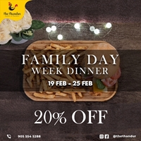 Family Day week Dinner
