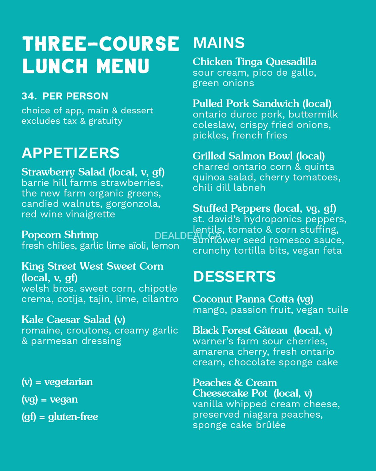 Summerlicious: Enjoy a three-course $34 lunch or $45 dinner at O&B Canteen photo 2