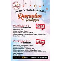 Ramadan Packages at Student's Dhaba