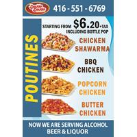 Poutines at Double Double Pizza & Chicken - Kingston Rd