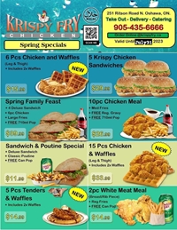 Spring Specials at Krispy Fry