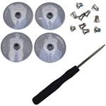 Lower Case Screw Replacement Bottom Case Rubber Feet for MacBook Pro Retina
