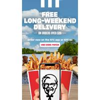 FREE Long-Weekend Delivery from KFC Canada