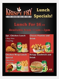 Lunch Special at Krispy Fry
