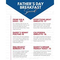 Father's Day Breakfast Special at One Eyed Jack - Oshawa