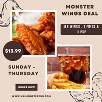 MONSTER WINGS DEAL