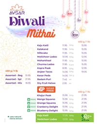 Avsar Restaurant - Diwali Special Weekend Buffet photo 2