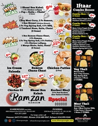 Silver Spoon Takeout and Catering is offering Ramzan 2023 Catering Packages and Individual Combo Boxes. photo 2