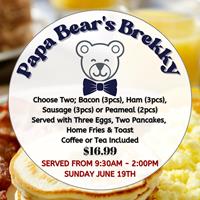 Papa Bear's Brekky at Teddy's Restaurant & Deli for this Father's day