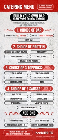 Catering Menu - Pickering photo 2