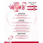Enjoy a pre fix 3 course meal with that special someone at Portly Piper Pub