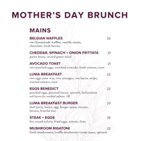 Mother’s Day brunch at Luma photo 3