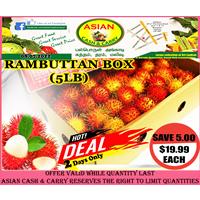 Rambuttan Box HOT Deal at Asiann Cash & Carry