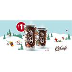 Get Any Size McCafé Premium Roast Coffee for $1.00