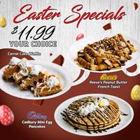 Easter Specials at Stacked Pancake & Breakfast House