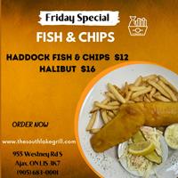 Fish & chips Friday at The South Lake Grill