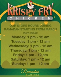 Celebrate Ramadan with the amazing specials at Krispy Fry photo 2