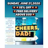 Special offer : Enjoy 15 % Discount on Father’s Day at Indian Street Food Co