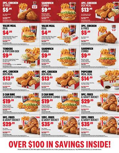 KFC Ontario Coupons: Value Meals From $4.99 Through 2026-11-22 photo 2