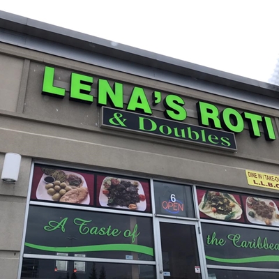 Lena’s Roti & Doubles logo