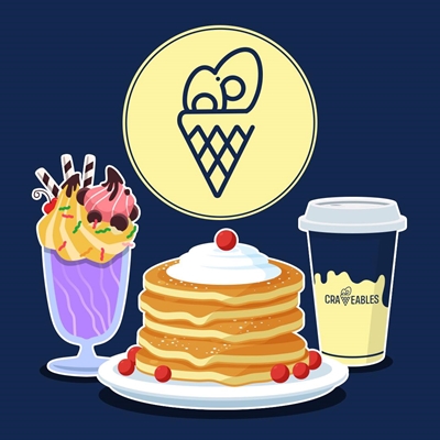 Craveables Cafe logo