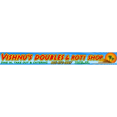 Vishnu's Doubles & Roti Shop logo