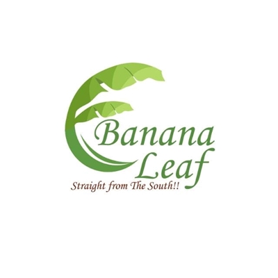 Banana leaf South Indian cuisine and catering logo