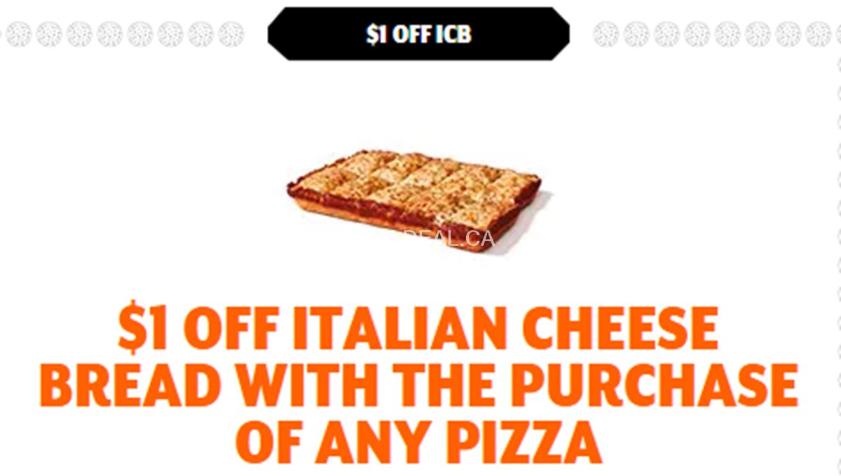 $1 Off Italian Cheese Bread at Little Caesars