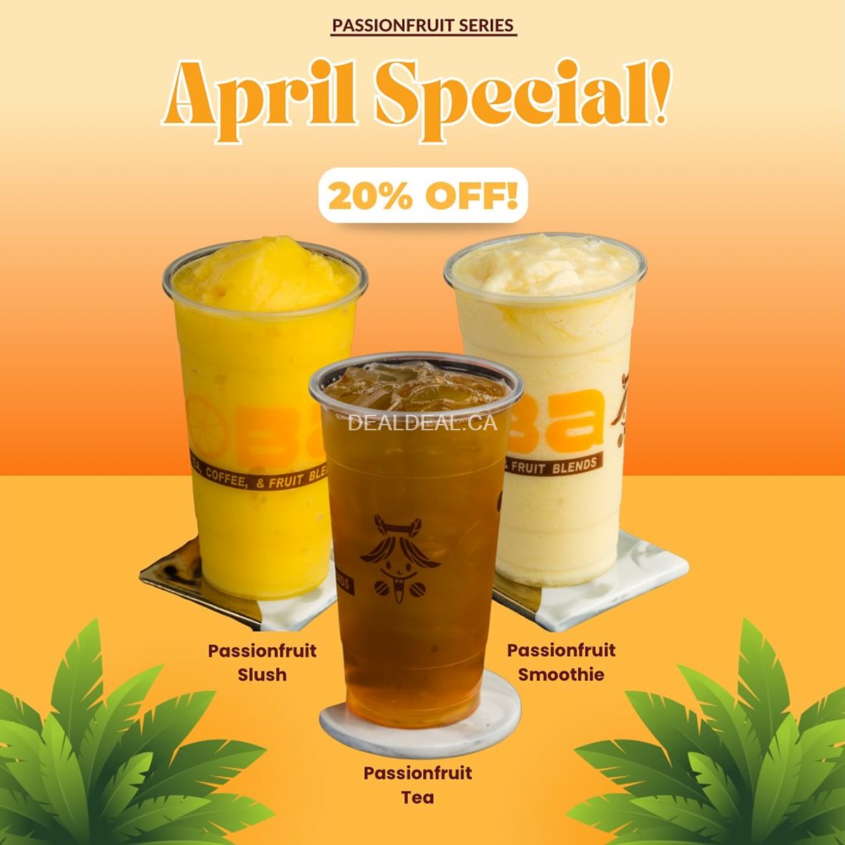 April Special at I Heart Boba
