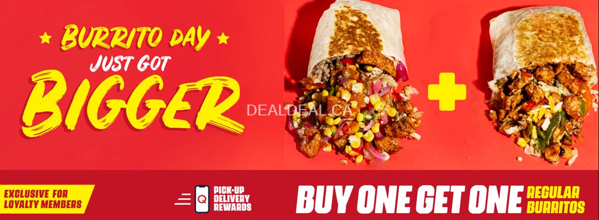 Celebrate Burrito Day with BOGO Burritos at Quesada Burritos & Tacos