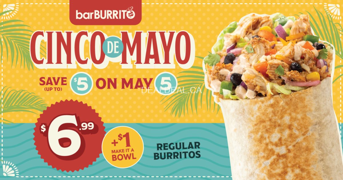 Celebrate Cinco De Mayo with BarBurrito