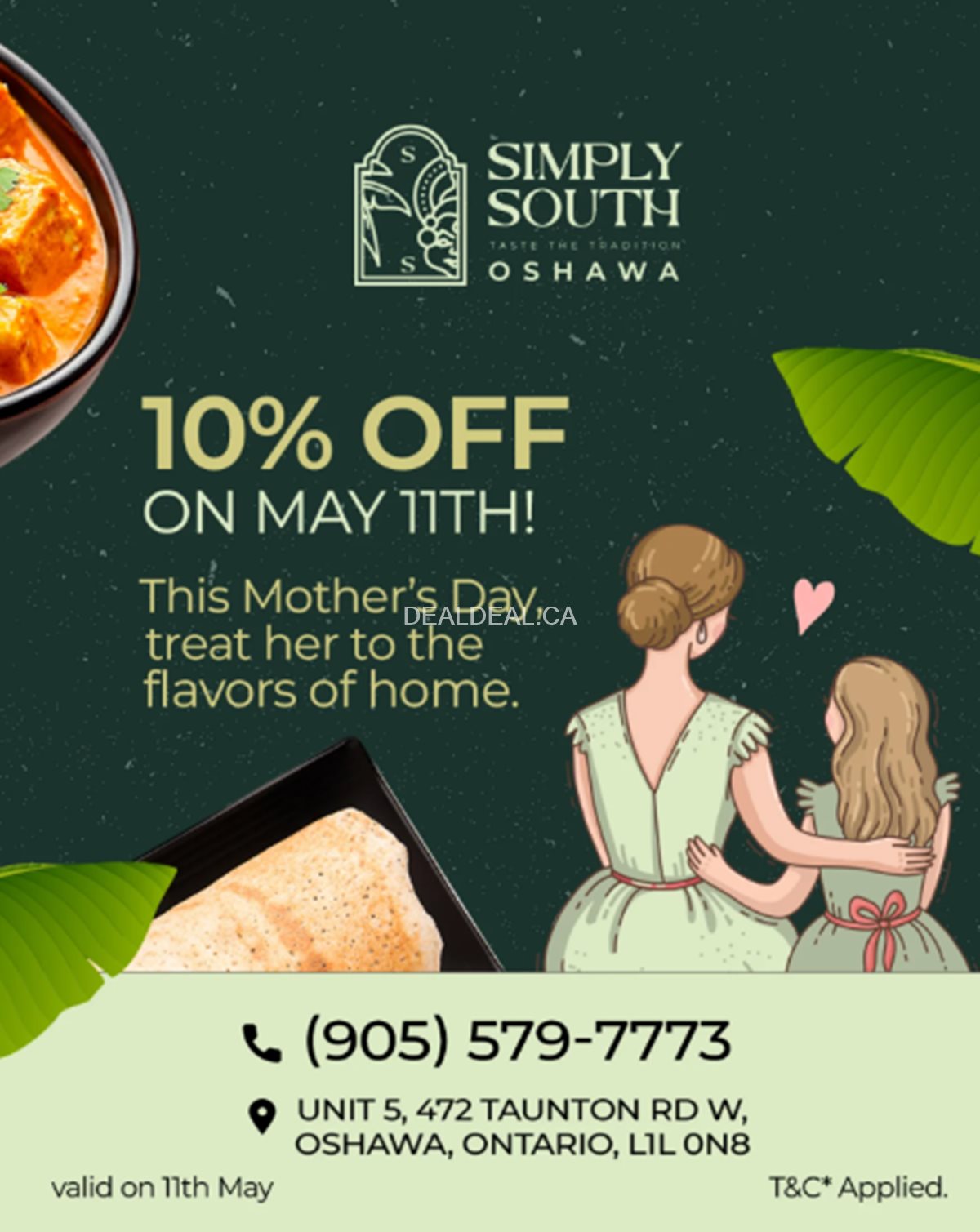 Celebrate Mom this Mother's Day with a special treat at Simply South Oshawa
