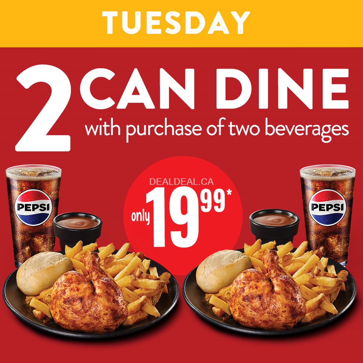 Daily Deals at Swiss Chalet image 2