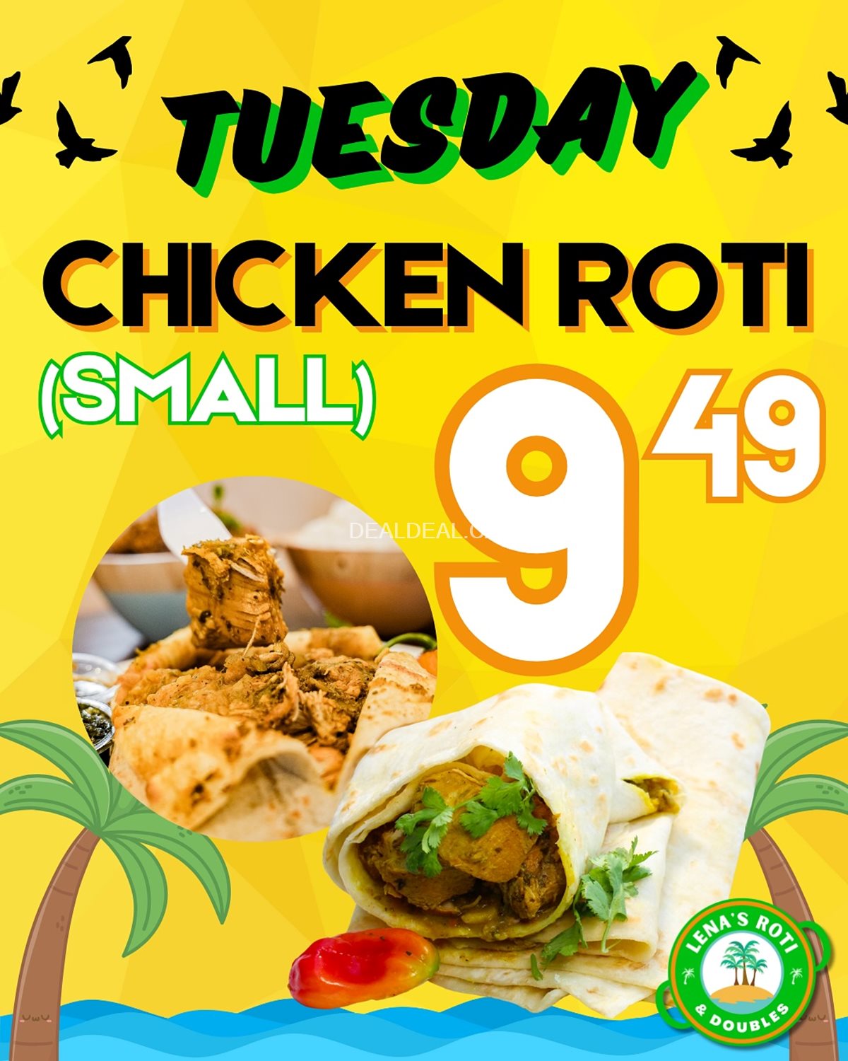 Daily Special at Lena's Roti & Doubles image 2