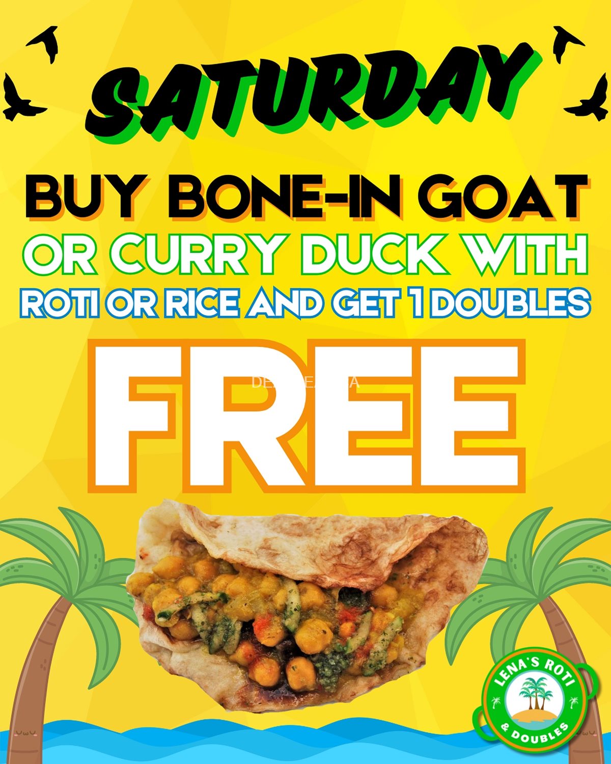 Daily Special at Lena's Roti & Doubles image 6