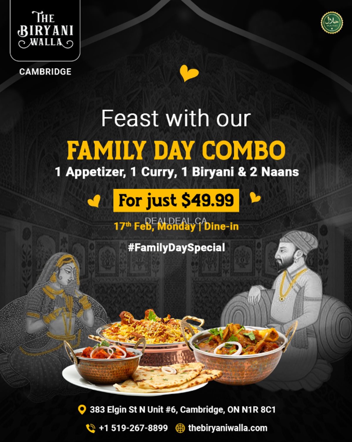 Family Day Combo at Biryaniwalla Cambridge